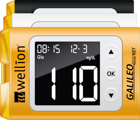 Sie sehen eine Packung WELL10-05K Wellion GALILEO GLU/KET EVP mg, Produktbild: 02 WELL10-05K Wellion GALILEO GLU/KET EVP mg, A-Nr.: 4553598 - 02