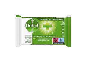 Dettol Antibakteriell 2in1 Desinfektions-Tücher, A-Nr.: 5361292 - 01