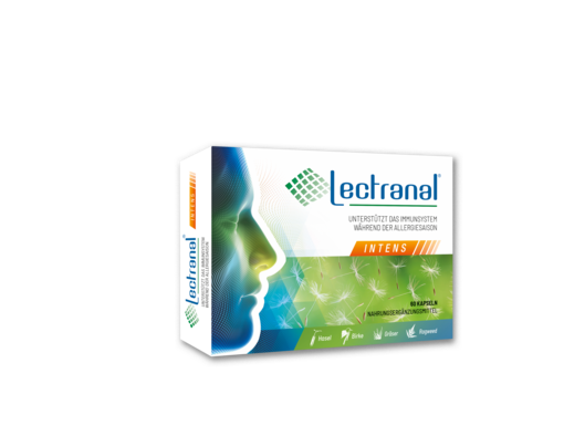 Sie sehen eine Packung Lectranal® INTENS 160 mg Kapseln, Produktbild: 01 Lectranal® INTENS 160 mg Kapseln, A-Nr.: 5220574 - 01