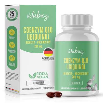 Vitabay Coenzym Q10 Ubiquinol Weichkapseln, A-Nr.: 5878687 - 01