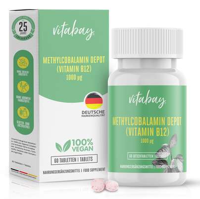 Vitabay Vitamin B12 Depot 1000 mcg Lutschtabletten, A-Nr.: 5878434 - 01