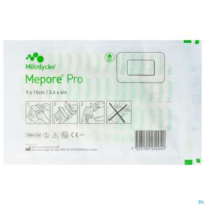 Mepore/pro Folienverband Steril 9x 15cm 1st, A-Nr.: 2393400 - 01