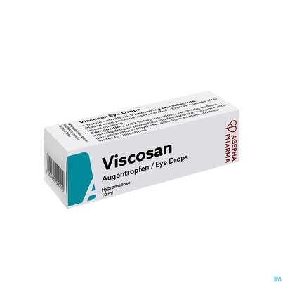 Sie sehen eine Packung Augentropfen Viscosan Ce 10ml, Produktbild: 02 Augentropfen Viscosan Ce 10ml, A-Nr.: 4249742 - 02
