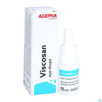 Sie sehen eine Packung Augentropfen Viscosan Ce 10ml, Produktbild: 06 Augentropfen Viscosan Ce 10ml, A-Nr.: 4249742 - 06