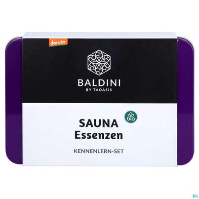Sie sehen eine Packung Sauna Essenz Taoasis Baldini Kennenlernset 3x10ml 1pk, Produktbild: 01 Sauna Essenz Taoasis Baldini Kennenlernset 3x10ml 1pk, A-Nr.: 4891645 - 01