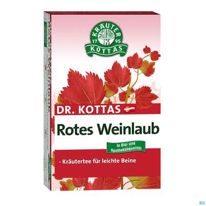 Dr.Kottas Tee Rotes Weinlaub 20st, A-Nr.: 3886352 - 01
