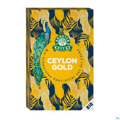 Sie sehen eine Packung Kottas Tee Ceylon Gold 20st, Produktbild: 01 Kottas Tee Ceylon Gold 20st, A-Nr.: 3886464 - 01