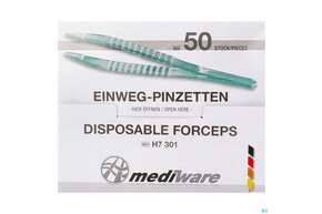 Einmalpinzette Steril -sandipharma 50st, A-Nr.: 3138791 - 01