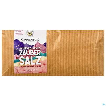Sie sehen eine Packung Sonnentor Ayurv Zaubsalz Fein 90710 1kg, Produktbild: 01 Sonnentor Ayurv Zaubsalz Fein 90710 1kg, A-Nr.: 4145735 - 01