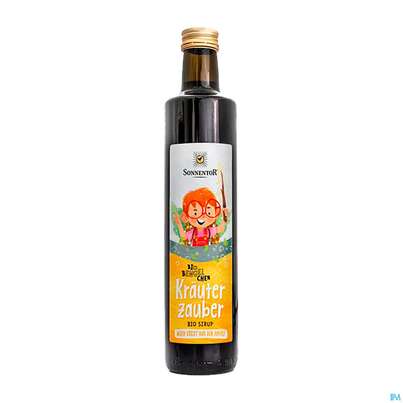 Sie sehen eine Packung Sonnentor Biobengelchen Sirup Bio Kraeuterzauber 00638 500ml, Produktbild: 02 Sonnentor Biobengelchen Sirup Bio Kraeuterzauber 00638 500ml, A-Nr.: 4356946 - 02