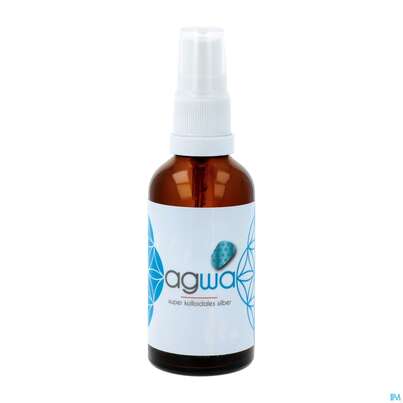 Sie sehen eine Packung Agwa Kolloidales/silber Silberwasser Spray Sks 2 50ml, Produktbild: 02 Agwa Kolloidales/silber Silberwasser Spray Sks 2 50ml, A-Nr.: 4147527 - 02