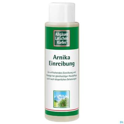 Sie sehen eine Packung Allgäuer Latschenkiefer Arnika Einreibung 250ml, Produktbild: 02 Allgäuer Latschenkiefer Arnika Einreibung 250ml, A-Nr.: 2835909 - 02