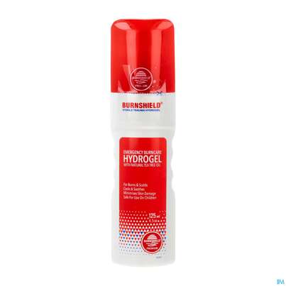 Sie sehen eine Packung Burnshield Hydrospray Brandwunden Brandwunden Verbr.1.grades 125ml, Produktbild: 02 Burnshield Hydrospray Brandwunden Brandwunden Verbr.1.grades 125ml, A-Nr.: 3256160 - 02
