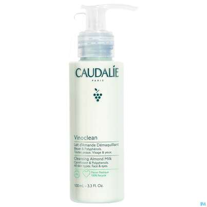 Sie sehen eine Packung Caudalie Vinoclean Reinigungsmilch Mandel 100ml, Produktbild: 03 Caudalie Vinoclean Reinigungsmilch Mandel 100ml, A-Nr.: 5413675 - 03