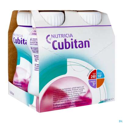Cubitan 200ml Erdbeere 4st, A-Nr.: 3206015 - 02
