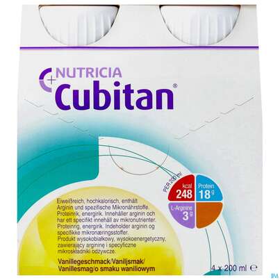 Cubitan 200ml Vanille 4st, A-Nr.: 3205990 - 01