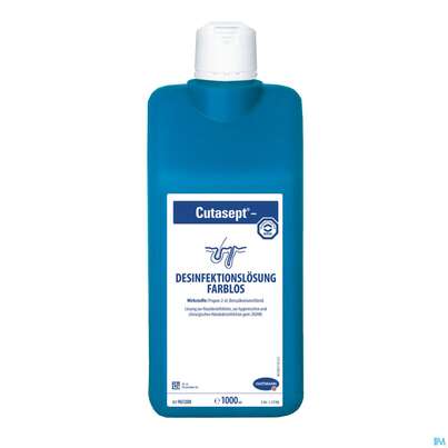 Sie sehen eine Packung Cutasept Desinfektionslösung Farblos 1l, Produktbild: 02 Cutasept Desinfektionslösung Farblos 1l, A-Nr.: 1130897 - 02