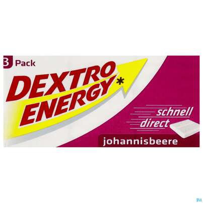 Dextro Energy 3er Wuerfel Johannisbeere 138g, A-Nr.: 3207724 - 01