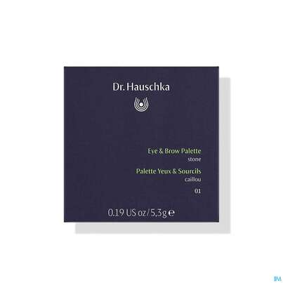 Sie sehen eine Packung Dr. Hauschka Eye & Brow Palette Stone 5,3g, Produktbild: 01 Dr. Hauschka Eye & Brow Palette Stone 5,3g, A-Nr.: 4592380 - 01