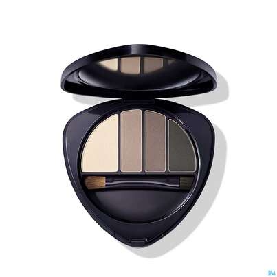 Sie sehen eine Packung Dr. Hauschka Eye & Brow Palette Stone 5,3g, Produktbild: 02 Dr. Hauschka Eye & Brow Palette Stone 5,3g, A-Nr.: 4592380 - 02