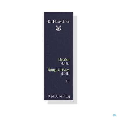 Sie sehen eine Packung Dr. Hauschka Lipstick 10 Dahlia 4,1g, Produktbild: 01 Dr. Hauschka Lipstick 10 Dahlia 4,1g, A-Nr.: 4592894 - 01