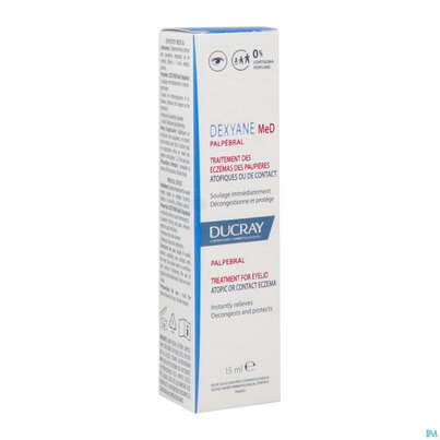 Sie sehen eine Packung Ducray Dexyane Med Creme Augenlid Neu 15ml, Produktbild: 04 Ducray Dexyane Med Creme Augenlid Neu 15ml, A-Nr.: 5659703 - 04