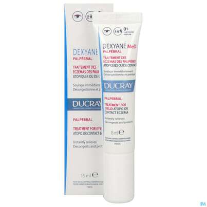 Sie sehen eine Packung Ducray Dexyane Med Creme Augenlid Neu 15ml, Produktbild: 10 Ducray Dexyane Med Creme Augenlid Neu 15ml, A-Nr.: 5659703 - 10