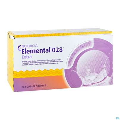 Sie sehen eine Packung Elemental 028 250ml Sommerfruechte 18st, Produktbild: 03 Elemental 028 250ml Sommerfruechte 18st, A-Nr.: 2285797 - 03