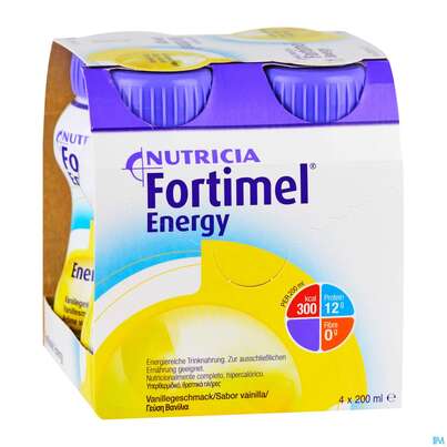 Sie sehen eine Packung Fortimel 1.5kcal 200ml Vanille 24st, Produktbild: 01 Fortimel 1.5kcal 200ml Vanille 24st, A-Nr.: 3237613 - 01