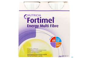 Fortimel/multifibre 1,5kcal 200ml Flasche Vanille 4st, A-Nr.: 3237731 - 01