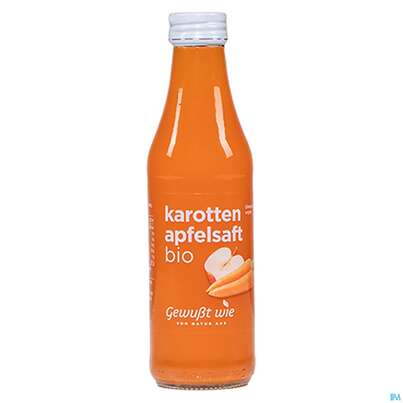 Sie sehen eine Packung Gewusst Wie Bio Saft Karotte Apfel 250ml, Produktbild: 01 Gewusst Wie Bio Saft Karotte Apfel 250ml, A-Nr.: 5184950 - 01