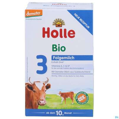Sie sehen eine Packung Holle Demeter Bio Folgemilch Saeugling 3 600g, Produktbild: 01 Holle Demeter Bio Folgemilch Saeugling 3 600g, A-Nr.: 3566943 - 01