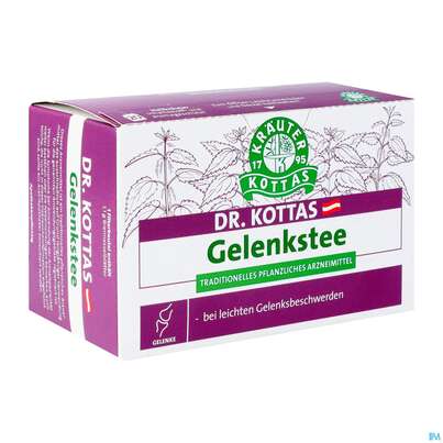 Sie sehen eine Packung Dr.Kottas Tee Gelenkstee 20st, Produktbild: 04 Dr.Kottas Tee Gelenkstee 20st, A-Nr.: 3886139 - 04