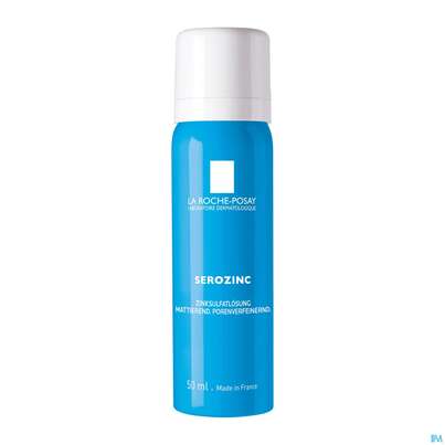 Sie sehen eine Packung La Roche Posay Gesichtspflege Serozinc Spray Zinksulfat 50ml, Produktbild: 01 La Roche Posay Gesichtspflege Serozinc Spray Zinksulfat 50ml, A-Nr.: 5179239 - 01