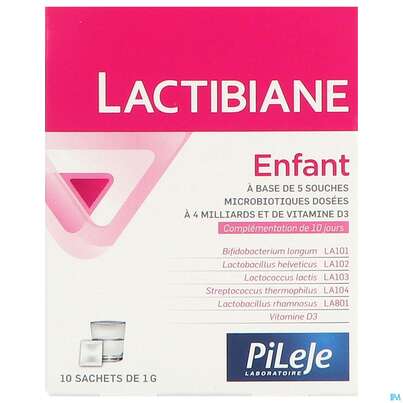 Sie sehen eine Packung Lactibian Kinder 4m Beute 10st, Produktbild: 02 Lactibian Kinder 4m Beute 10st, A-Nr.: 5062709 - 02