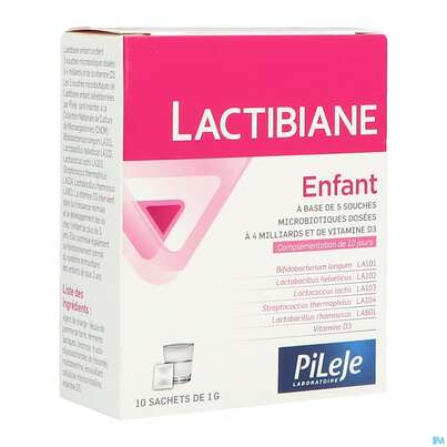 Sie sehen eine Packung Lactibian Kinder 4m Beute 10st, Produktbild: 07 Lactibian Kinder 4m Beute 10st, A-Nr.: 5062709 - 07