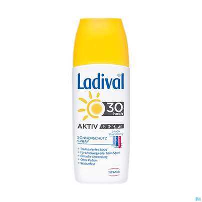 Sonnenprodukte Ladival/aktiv Spray F30 150ml, A-Nr.: 3941660 - 01