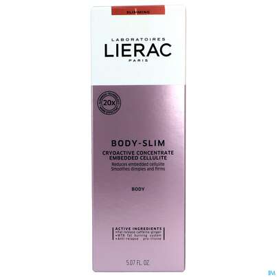 Sie sehen eine Packung Lierac Body Slim Cryoactive Concentrate Neu 150ml, Produktbild: 01 Lierac Body Slim Cryoactive Concentrate Neu 150ml, A-Nr.: 5067322 - 01