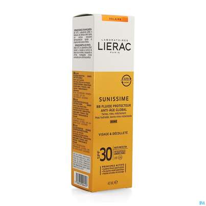 Sie sehen eine Packung Sonnenprodukte Lierac Sunissime Bb Lsf30 40ml, Produktbild: 03 Sonnenprodukte Lierac Sunissime Bb Lsf30 40ml, A-Nr.: 5067279 - 03