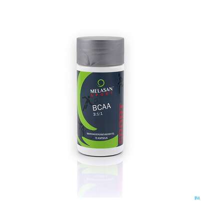Sie sehen eine Packung Melasan/sport Kapseln Bcaa 3:1:1 75st, Produktbild: 03 Melasan/sport Kapseln Bcaa 3:1:1 75st, A-Nr.: 4365827 - 03
