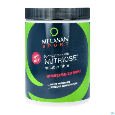 Sie sehen eine Packung Melasan/sport Sportgetraenk Nutriose Himbeer Zitrone 640g, Produktbild: 02 Melasan/sport Sportgetraenk Nutriose Himbeer Zitrone 640g, A-Nr.: 5304621 - 02
