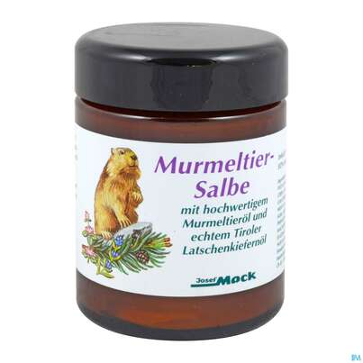 Sie sehen eine Packung Murmeltier Salbe -mack Tg 100ml, Produktbild: 01 Murmeltier Salbe -mack Tg 100ml, A-Nr.: 1652414 - 01