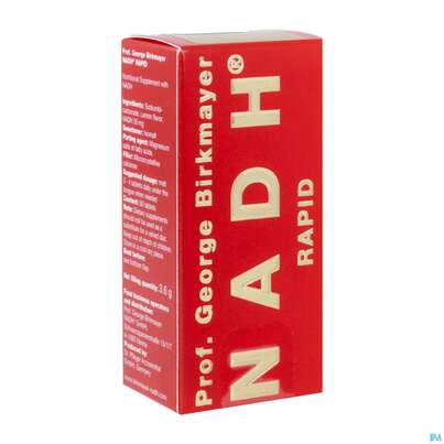 Sie sehen eine Packung Nadh Prof.george Birkmayer Lutschtabl Rapid Energy 60st, Produktbild: 02 Nadh Prof.george Birkmayer Lutschtabl Rapid Energy 60st, A-Nr.: 4072203 - 02