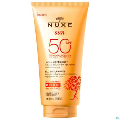 Sonnenprodukte Nuxe Sun Melting Lotion High Protect F50 Ges+koerp 150ml, A-Nr.: 5649857 - 01