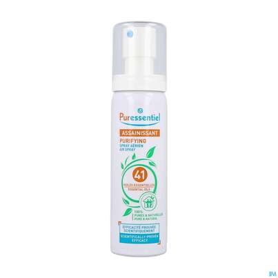 Sie sehen eine Packung Puressentiel Luftreiniger Raumspray +41 Aetherischen Oelen 75ml, Produktbild: 06 Puressentiel Luftreiniger Raumspray +41 Aetherischen Oelen 75ml, A-Nr.: 5233281 - 06