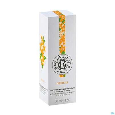 Sie sehen eine Packung Roger & Gallet Neroli Wellbeing Fragrant Water 30ml, Produktbild: 04 Roger & Gallet Neroli Wellbeing Fragrant Water 30ml, A-Nr.: 5668866 - 04