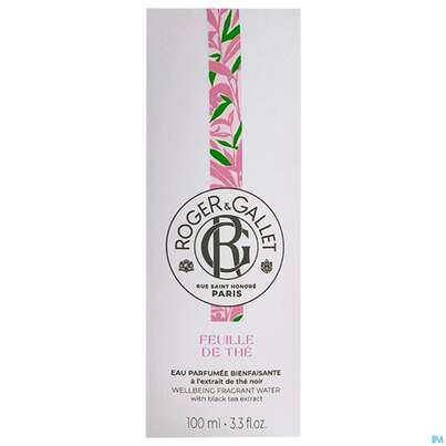 Sie sehen eine Packung Roger&gallet Feuille De Thé Duftendes Wohlfühl-wasser 100ml, Produktbild: 01 Roger&gallet Feuille De Thé Duftendes Wohlfühl-wasser 100ml, A-Nr.: 5668949 - 01