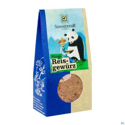 Sie sehen eine Packung Sonnentor Gewuerzmischung/bio Wongs Reisgewuerz 00759 40g, Produktbild: 02 Sonnentor Gewuerzmischung/bio Wongs Reisgewuerz 00759 40g, A-Nr.: 3972459 - 02