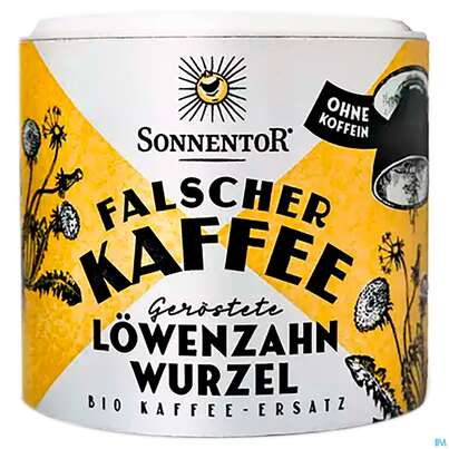 Sie sehen eine Packung Sonnentor Loewenzahnwurzel Falscher Kaffee Bio Dose 00640 75g, Produktbild: 03 Sonnentor Loewenzahnwurzel Falscher Kaffee Bio Dose 00640 75g, A-Nr.: 4356975 - 03