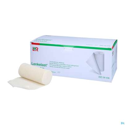 Sie sehen eine Packung Universalbinden Lenkelast 5mx 10cm 10st, Produktbild: 04 Universalbinden Lenkelast 5mx 10cm 10st, A-Nr.: 4284997 - 04